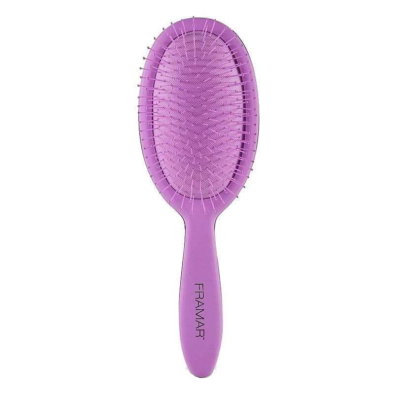 Šepetys plaukams Detangle Brush Neutrals Sage Purple Reign Framar