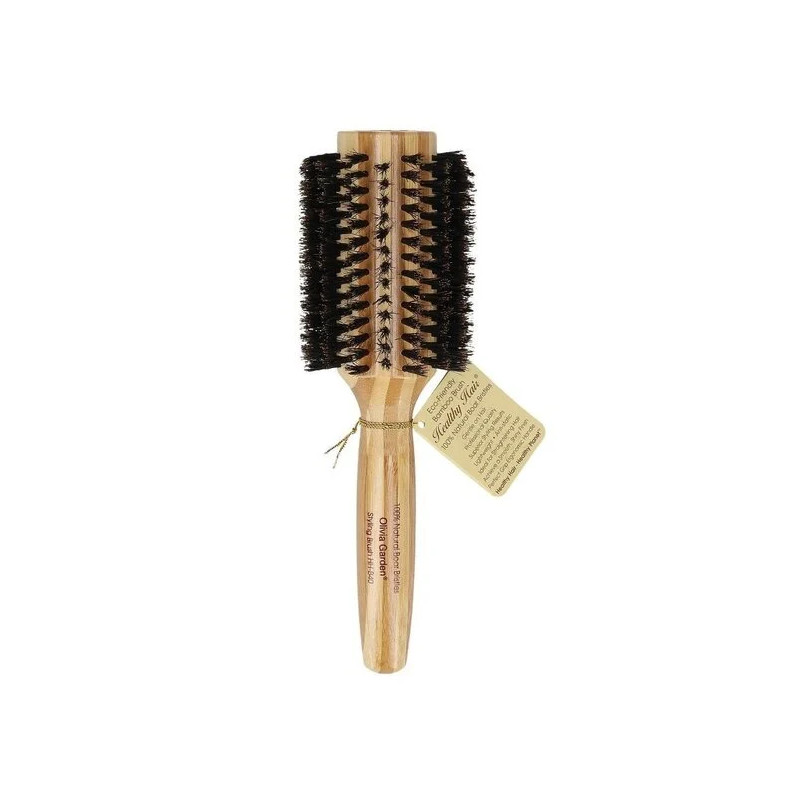 Apvalus plaukų šepetys Olivia Garden Eco-Friendly Bamboo Brush Healthy Hair 40 mm