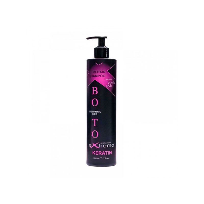 Šampūnas pažeistiems plaukams BOTOX KERATIN 500 ml