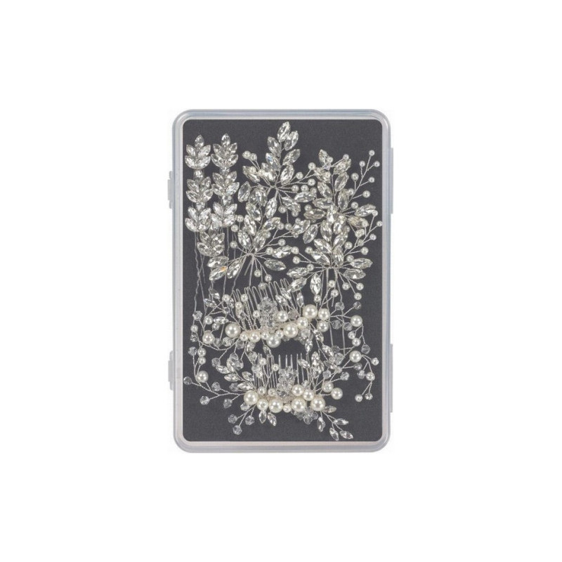 Šventiniai segtukai plaukams sidabro spalvos Sibel Bridal Pins Silver 13 vnt Šventiniai segtukai plaukams sidabro spalvos Sibel Bridal Pins Silver 13 vnt