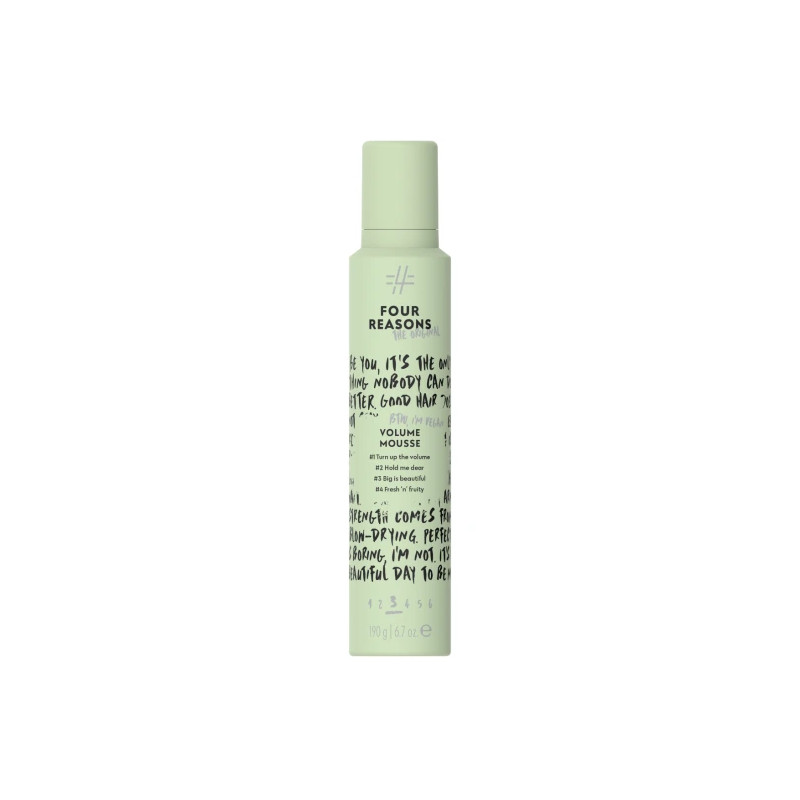 FOUR REASONS ORIGINAL Volume Mousse apimties suteikiančios plaukų putos 200 ml. FOUR REASONS ORIGINAL Volume Mousse apimties suteikiančios plaukų putos 200 ml.