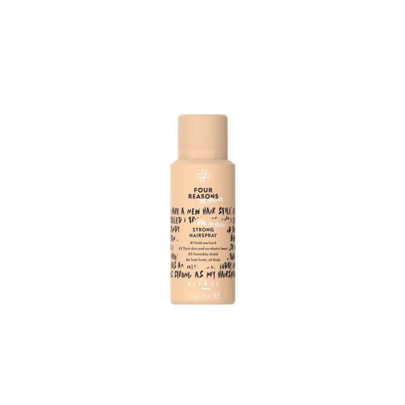 FOUR REASONS ORIGINAL Strong Hairspray stiprios fiksacijos plaukų lakas 100 ml. FOUR REASONS ORIGINAL Strong Hairspray stiprios fiksacijos plaukų lakas 100 ml.