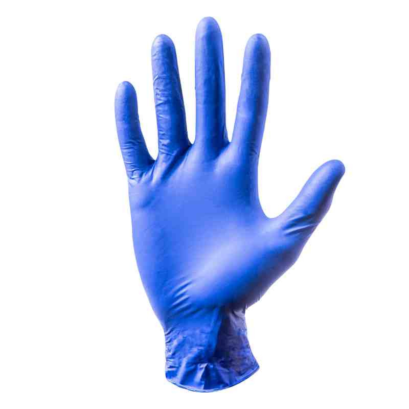 Nitrilinės tamsios mėlynos pirštinės be pudros Nitrylex basic XL