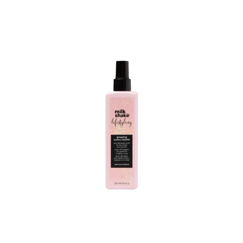 AMAZING CURLS & WAVES nuo drėgmės apsaugantis garbanotų plaukų purškiklis 200 ml. milk_shake