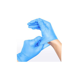 Vinilinės MĖLYNOS pirštinės be pudros Synmax Vinyl Exam Gloves L