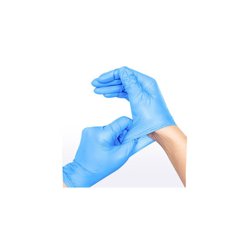 Vinilinės MĖLYNOS pirštinės be pudros Synmax Vinyl Exam Gloves L Vinilinės MĖLYNOS pirštinės be pudros Synmax Vinyl Exam Gloves L