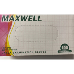 Pudrinės latekso pirštinės Maxwell S