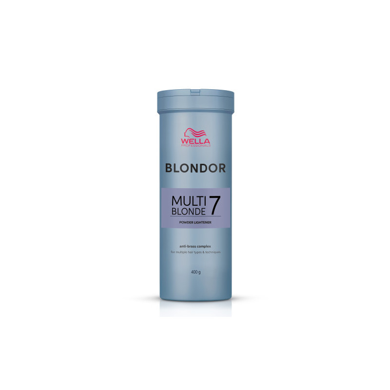 Šviesinimo milteliai Wella Professionals Blondor Multi Blonde 7 Powder 400 g.