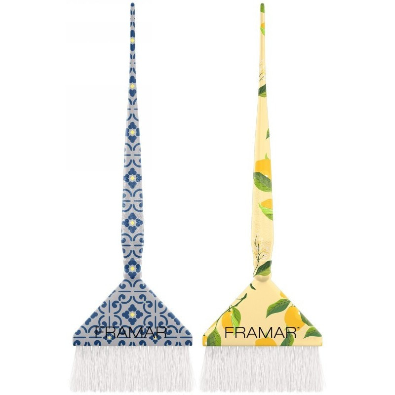 Dažymo šepetėlių rinkinys Framar Root Repair Brush Set Limoncello, 2 vnt.