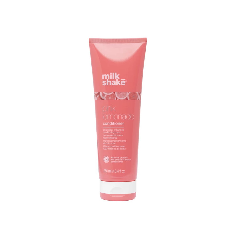 Rožinis kondicionierius šviesiems arba šviesintiems plaukams PINK LEMONADE CONDITIONER milk_shake 250 ml Rožinis kondicionierius šviesiems arba šviesintiems plaukams PINK LEMONADE CONDITIONER milk_shake 250 ml
