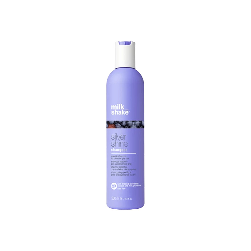 Specialus šampūnas šviesiems / žiliems plaukams SILVER SHINE SHAMPOO MILK_SHAKE 300 ml Specialus šampūnas šviesiems / žiliems plaukams SILVER SHINE SHAMPOO MILK_SHAKE 300 ml
