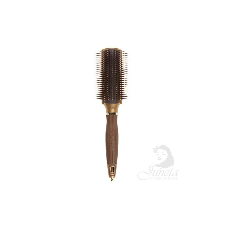 Auksiniai plaukų šepetys Nano Thermic Olivia Garden NT-S9R styling brush